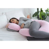 Pregnancy Pillow with Soft Jersey Cover - C Shaped Body Pillow for Pregnant Women