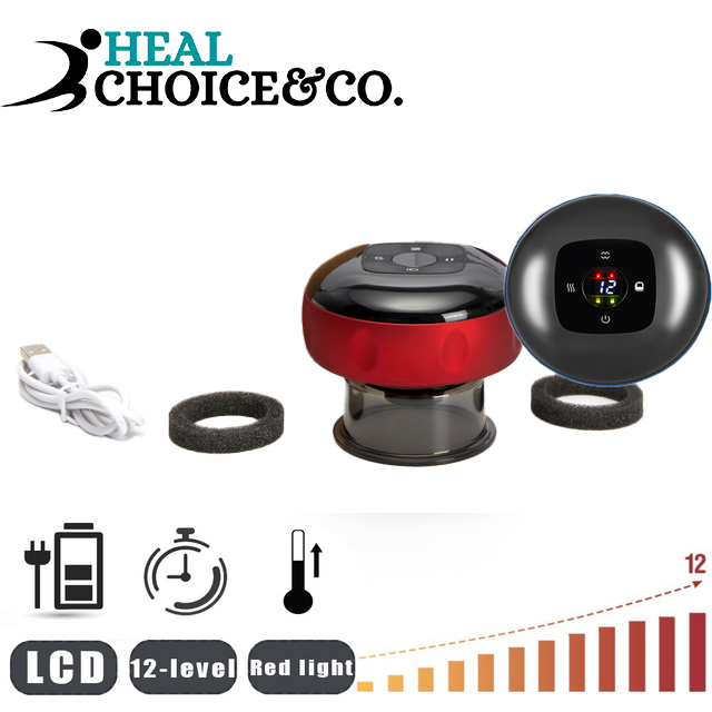 HealChoice™ Electric Cupping Therapy Massager with Red Light Therapy