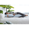 Pregnancy Pillow with Soft Jersey Cover - C Shaped Body Pillow for Pregnant Women