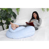 Pregnancy Pillow with Soft Jersey Cover - C Shaped Body Pillow for Pregnant Women